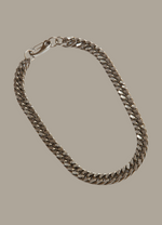 Chunky Silver Chain Necklace Statement Bold Link - Iris 1956