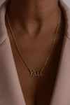 Y’all Pavé Necklace - Iris 1956