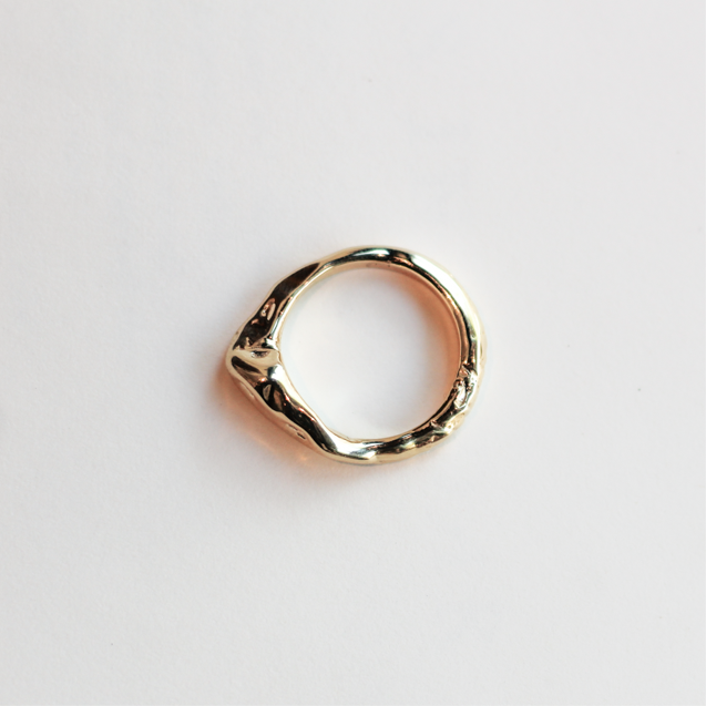 Wavy Ondulé Textured Ring
