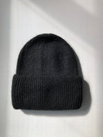 ROYAL ANGORA BEANIE -Black