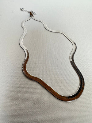 Thick Herringbone Chain - Iris 1956