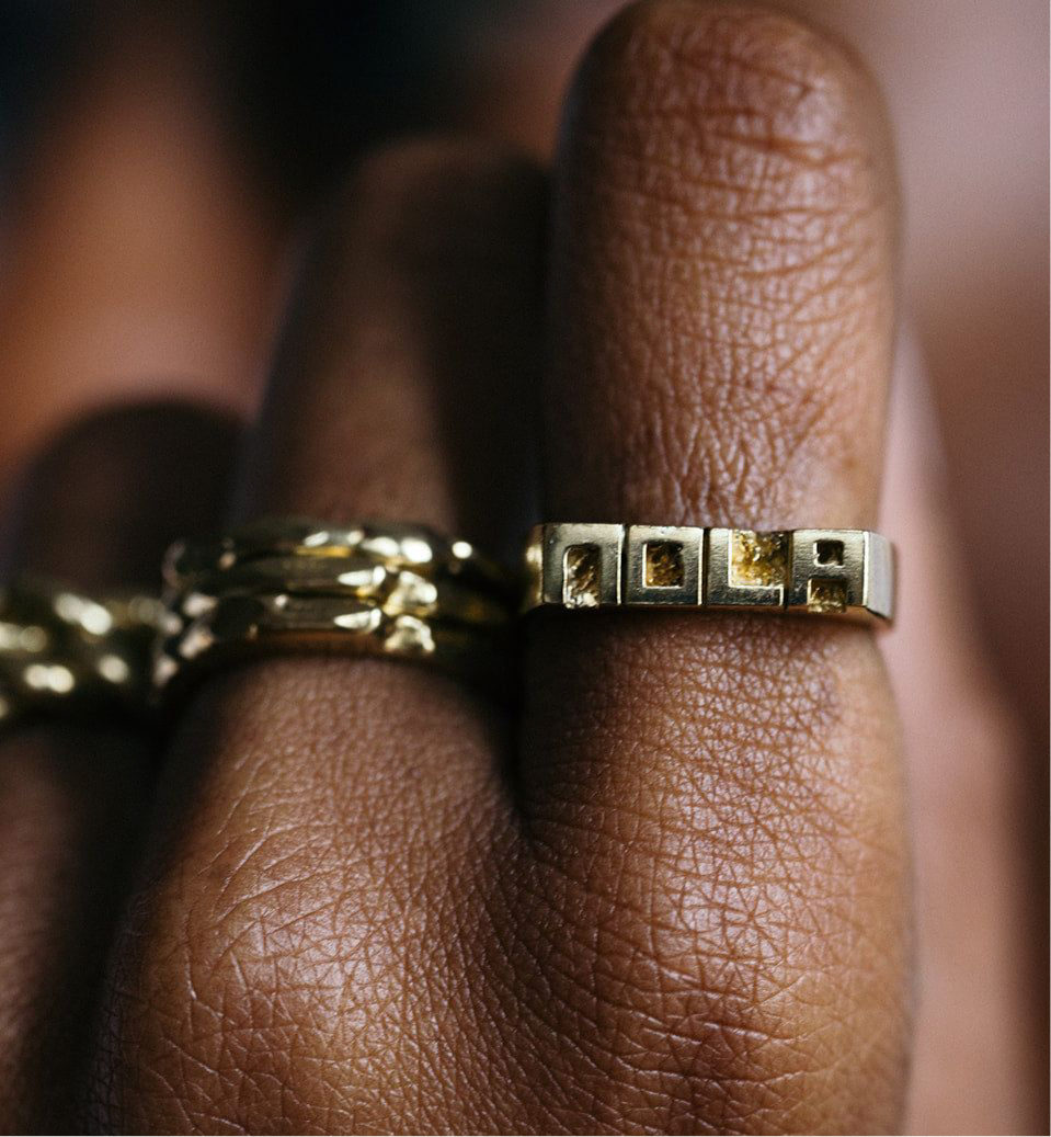 New Orleans Signet Ring - Iris 1956