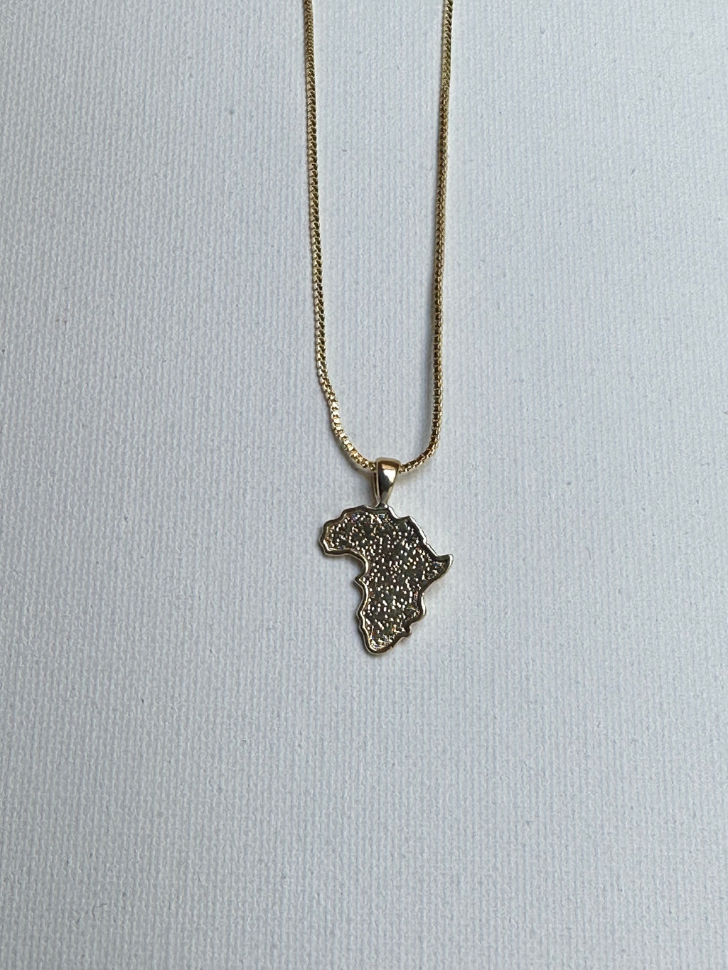 Motherland African Pendant in Gold - Iris 1956