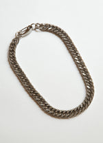 Chunky Silver Chain Necklace Statement Bold Link - Iris 1956
