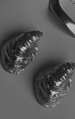 Oyster Shell Earrings - Iris 1956