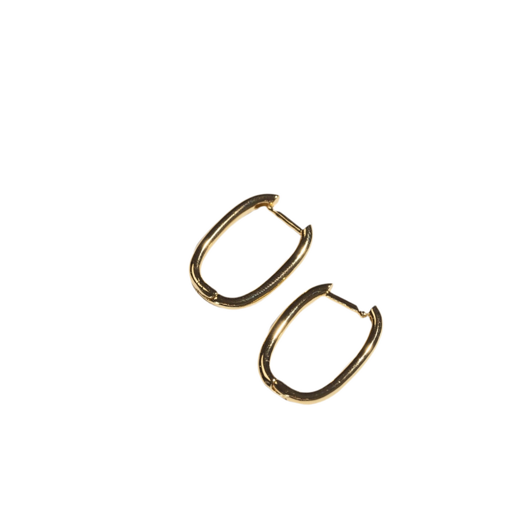 "Mi Amor" Oval Hoops