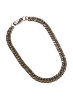 Chunky Silver Chain Necklace Statement Bold Link - Iris 1956