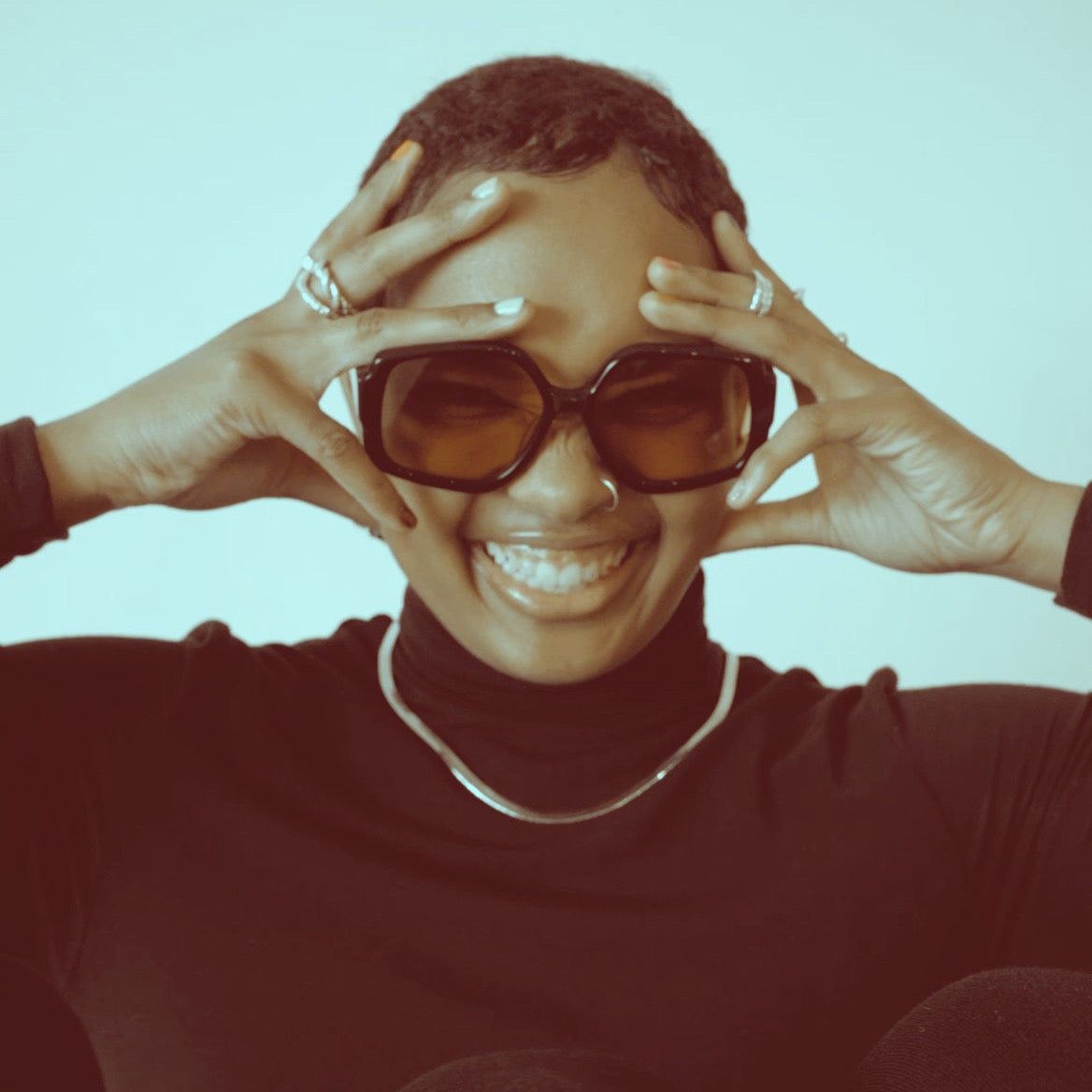 Thick Herringbone Chain - Iris 1956