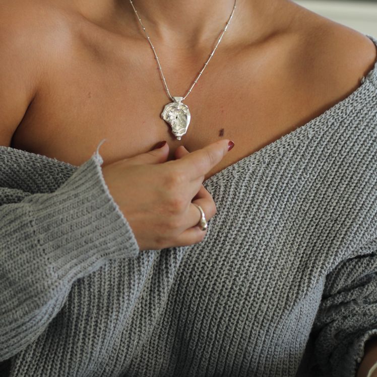 Goddess Medallion Necklace - Iris 1956