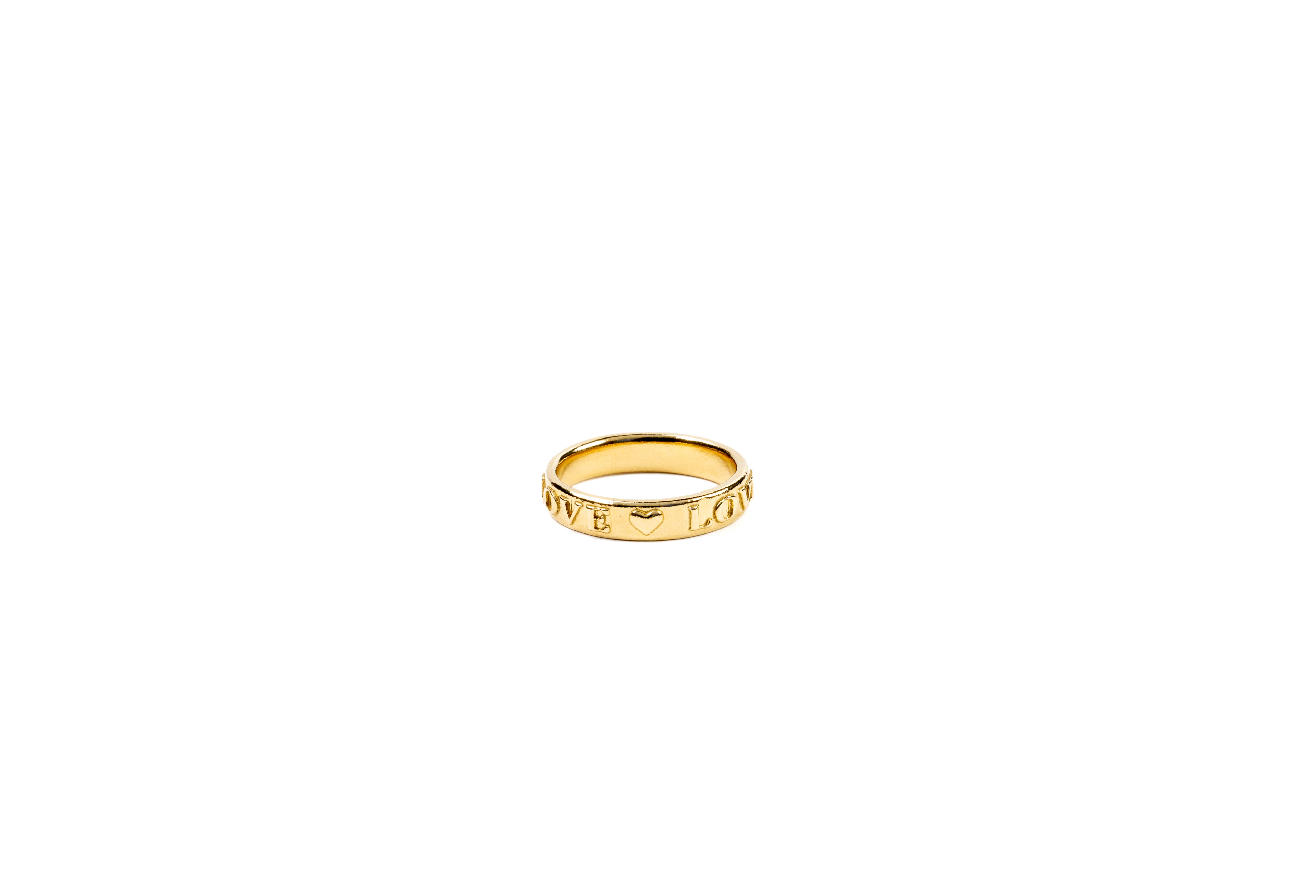 Gold Love Band Ring - Iris 1956