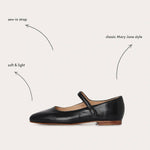 Pass Ballerina, black: Black / 39 - Iris 1956