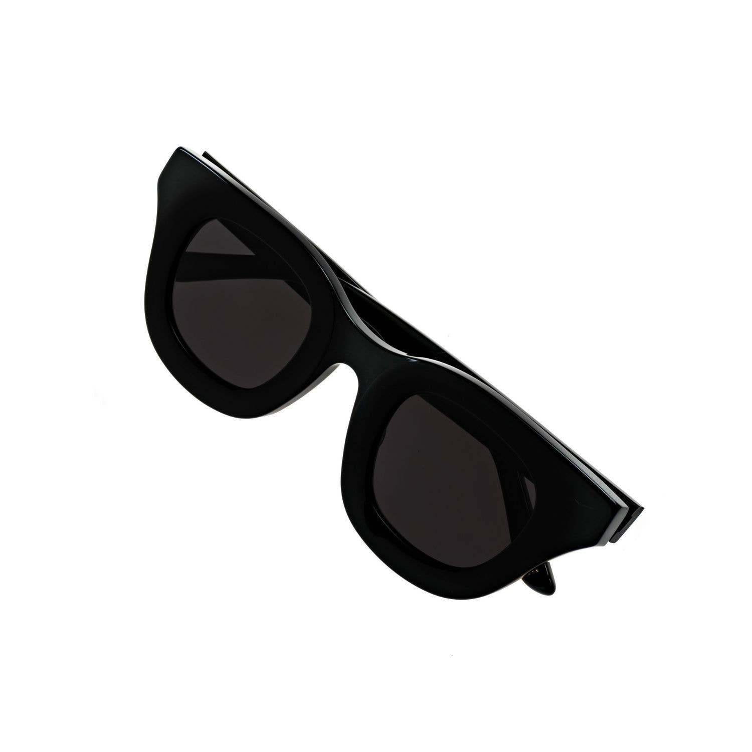 Baddie Sunglasses - Black / Black Polarized - Iris 1956