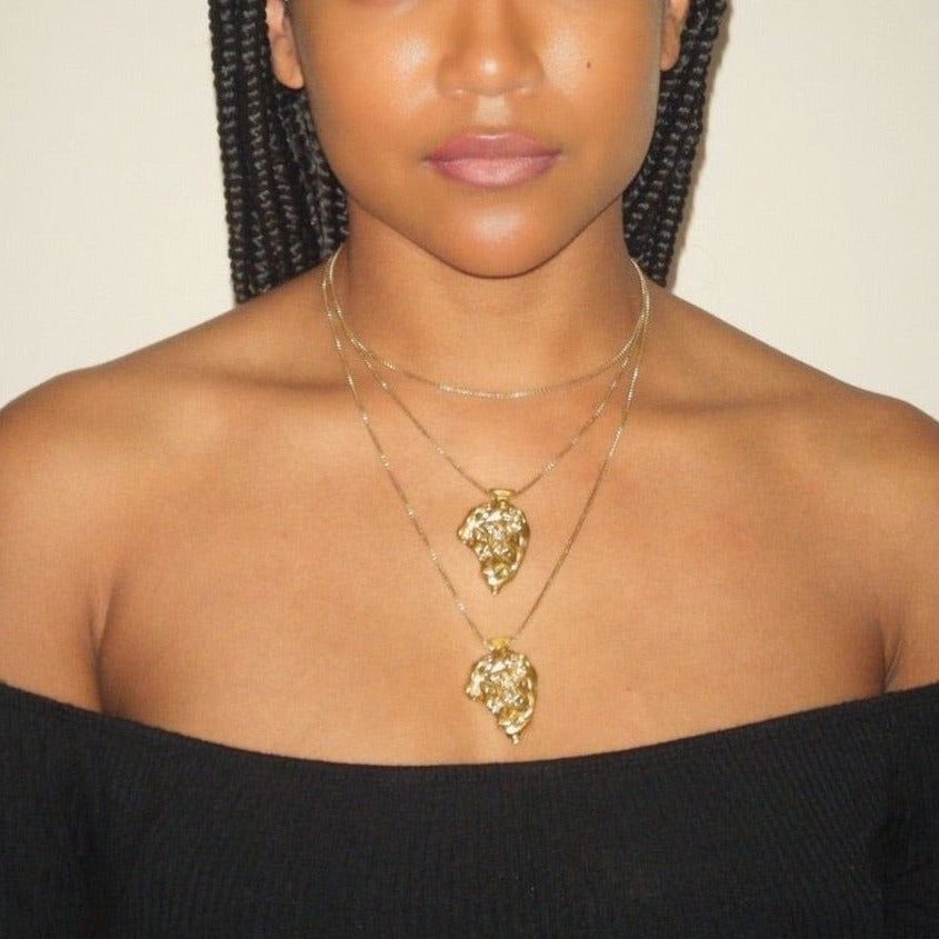 Goddess Medallion Necklace - Iris 1956