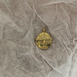 Gold Tribe Talisman Medallion Necklace - Iris 1956
