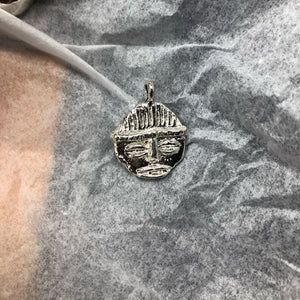 Gold Tribe Talisman Medallion Necklace - Iris 1956