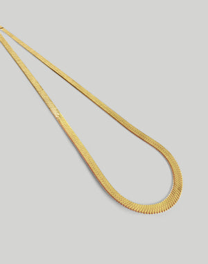 Thick Herringbone Chain-Gold Filled - Iris 1956
