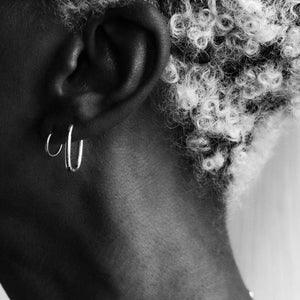 "Mi Amor" Oval Hoops- Gold Filled - Iris 1956