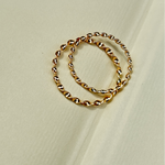 iris 1956 nostalgia twist stacking ring