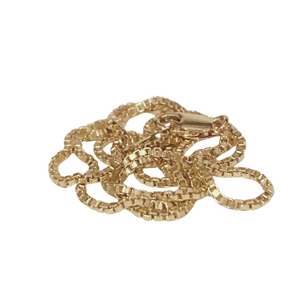 Nile Box Chain Necklace - Iris 1956