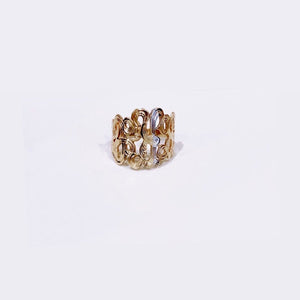 Gold Monogram Ring - Iris 1956