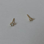 Marigny -Rough Cut Grey Diamond Studs - Iris 1956